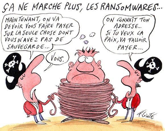 Dessin: À l'heure de la pègre numérique